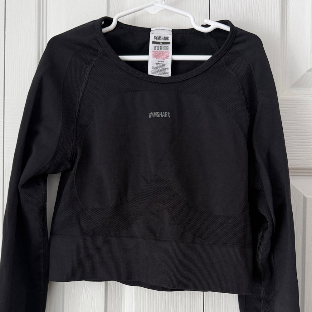 Gymshark Black Long Sleeve Top